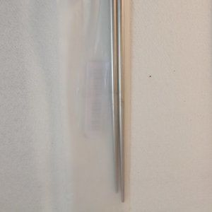 Reusable Chopsticks Silvery Metal Dishwasher Safe Silverware Utensil Chop Sticks